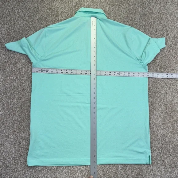 Callaway Opti Dri Green Striped Golf Polo Shirt Mens size Large Short Sleeve - Picture 7 of 12